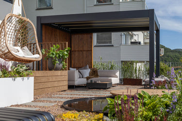 PERGOLUX Skydance S2 Pergola PERGOLUX Anthrazit 4x4m